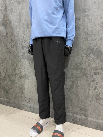 Quần Dài Chính Hãng - Puma Woven Logo Pants 'Black' - 851556-15
