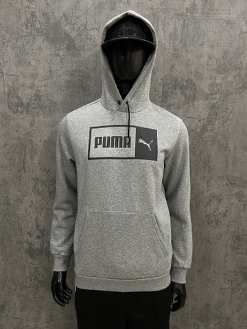 Áo Hoodie - Puma Logo 'Grey' - 848222-03