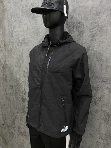 Áo Khoác Chính Hãng - New Blance Full Zip Jacket 'Black' - 130893-01