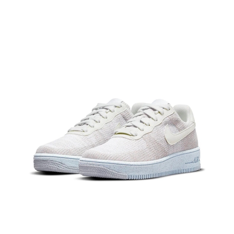 Giày Casual Chính Hãng - Nike Air Force 1 Crater Flyknit 'White Chambray Blue'- DH3375-101