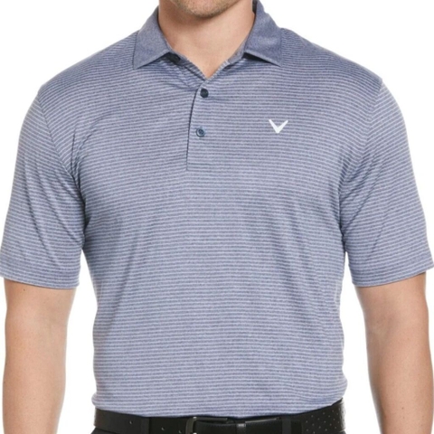 Áo Polo Chính Hãng - Callaway Opti-Dri Performance Heather Micro Stripe Golf - CGKSB0H4RT