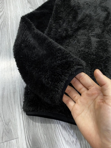 Áo Khoác Chính Hãng - Áo Lông Covernat Khoá Zip Black - COV-010