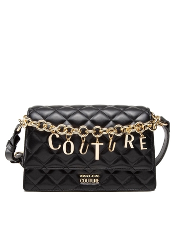 PHỤ KIỆN CHÍNH HÃNG - Túi Nữ Versace Jeans Couture BLACK Quilted shoulder bag - 73va4bc4-zs409899