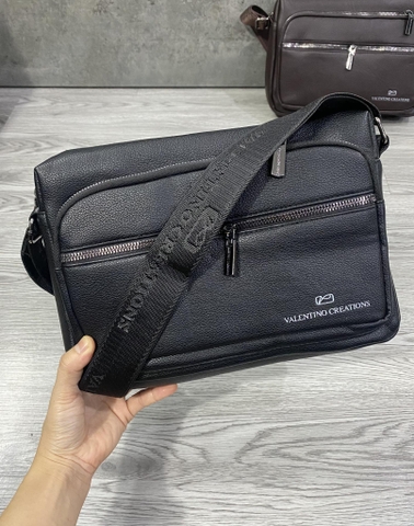 Phụ Kiện Chính Hãng - Túi Chéo Ipad Valentino Creations 'Đen' - TCV010