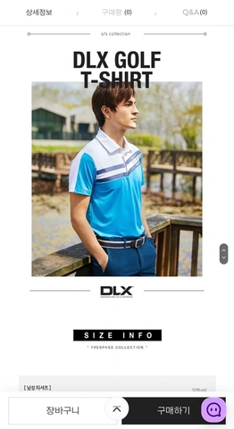 Áo Polo Chính Hãng - DLX Trespass Polo Golf Men 'Blue' - 21SMDLXMT-B02