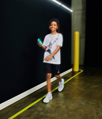Áo Thun Trẻ Em Chính Hãng - Jordan Jumpman Heirloom Big Kids' Graphic T-Shirt  - 95C984 - 001