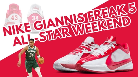 GIÀY BÓNG RỔ CHÍNH HÃNG - Nike Zoom Freak 5 All-Star 'Weekend Red' - FJ4248-600