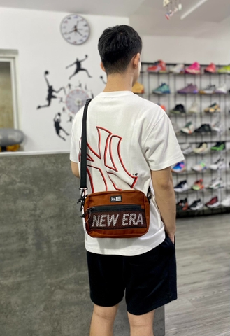 Phụ Kiện Chính Hãng - Túi Chéo New Era Shoulder Pouch Bag Large Brown/Orange - 12325633 - 02