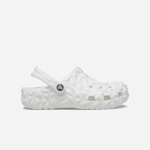 Dép Chính Hãng - Sục Crocs Classic Geometric Clog White - 209563-100