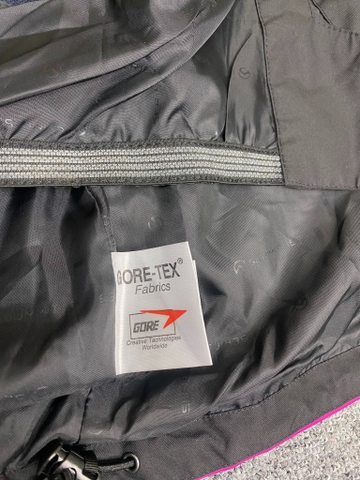 Áo Khoác Chính Hãng - The North Face Gore - Tex Tím Logo Xanh Lá - AKTNF-10