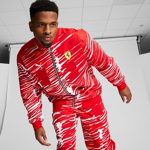 Bộ Thể Thao Chính Hãng - PUMA FERRARI x JOSHUA VIDES Men's Race Jacket & Pant - 624932-02