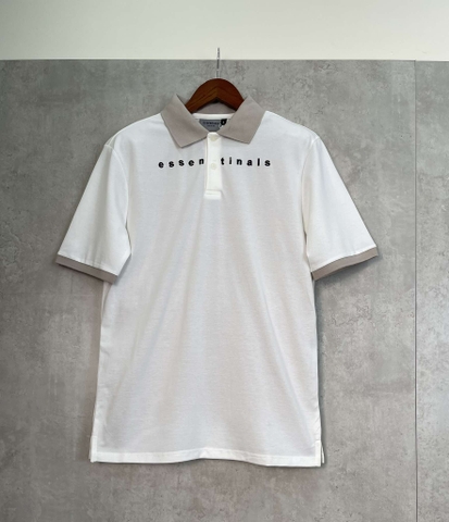 Áo Polo Chính Hãng - Fear of God ESSENTIALS 'White' - FOG100