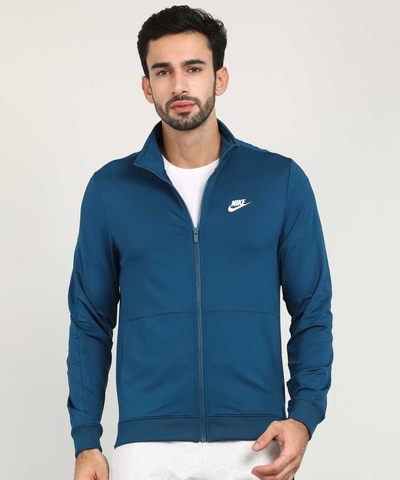 ÁO KHOÁC CHÍNH HÃNG - Nike Sleeve Solid Men Sports Jacket Blue - BQ2014 474