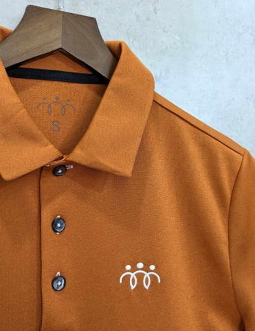 Áo Polo Chính Hãng - Áo Nike Basic Three People Brown  - NI016