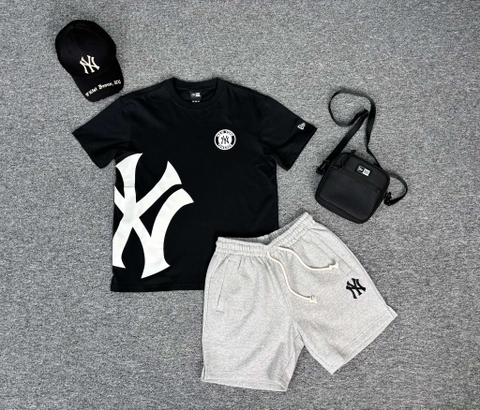 Áo Tshirts Chính Hãng - Áo New Era Yankees Unisex NY Big Black - 13215191