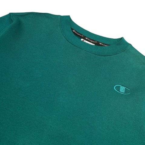 Bộ Thể Thao Chính Hãng - Bộ Nỉ Lót Bông  Champion Sweater '' Green'' - CB001