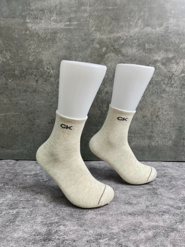 Phụ Kiện Chính Hãng - Tất Calvin Klein Underwear MEN SHORT SOCK 'Beige'  (5đôi/pack) - CK100-031