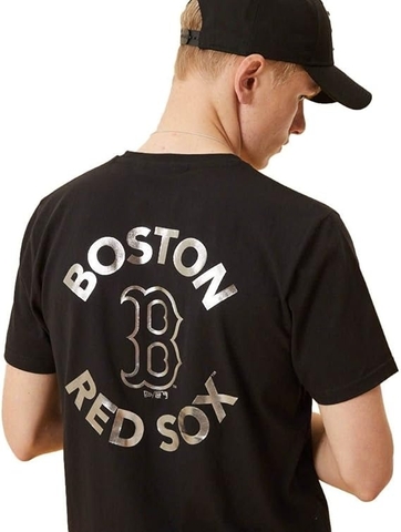 Áo Tshirts Chính Hãng - Áo New Era x MLB Boston Red Sox T-Shirt In Black - 13099368