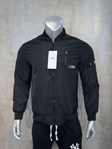 Áo Khoác Chính Hãng - Bomber National Geographic 'Black' - BNK-011