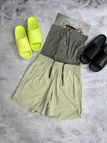 Quần Short Chính Hãng - Nike Training 2in1 Kèm Sịp 5in/7in/9in 'Xanh Mạ' - CJ120