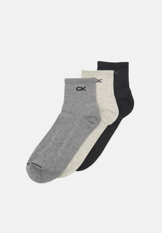 Phụ Kiện Chính Hãng - Tất  Calvin Klein Underwear MEN SHORT SOCK 'Grey'  (5đôi/pack) - CK100-016
