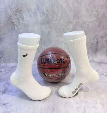 Phụ Kiện Chính Hãng - Tất Kaws Warhol Uniqlo Cream Blue Socks ( 2 đôi/Pack ) - 473504