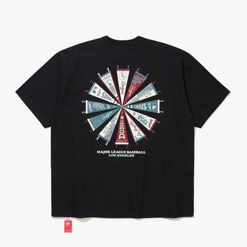 Áo TShirts Chính Hãng - New Era MLB LA Dodgers Team Flag T-shirt 