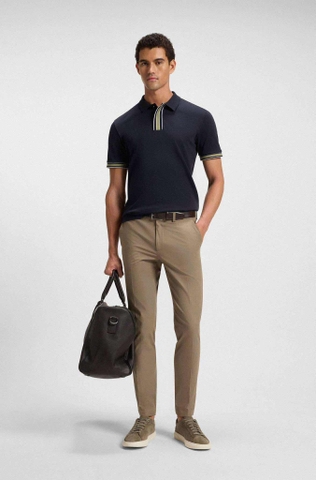 Áo Polo Chính Hãng - Hugo BOSS Paddy Polo ''Navy'' - 50469055-128
