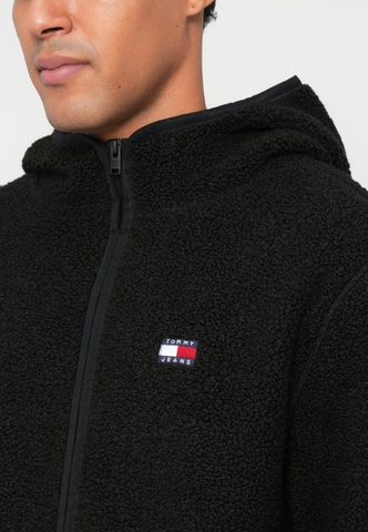 Áo Khoác Phao Chính Hãng - Tommy Hilfiger BADGE ZIP UNISEX Fleece jacket 