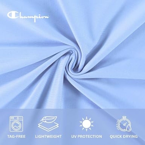 Áo Hoodie Chính Hãng - Champion UV-Protection Hoodie “Light Blue” - B0F7HYP217