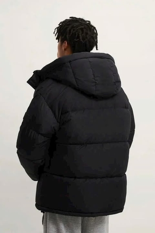 Áo Khoác Phao Chính Hãng - Zara water repellent quilted jacket ''Black'' - 6985/450/800
