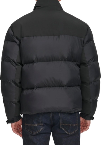 Áo Khoác Phao Chính Hãng - Tommy Hilfiger Mens Mixed-Media Puffer 