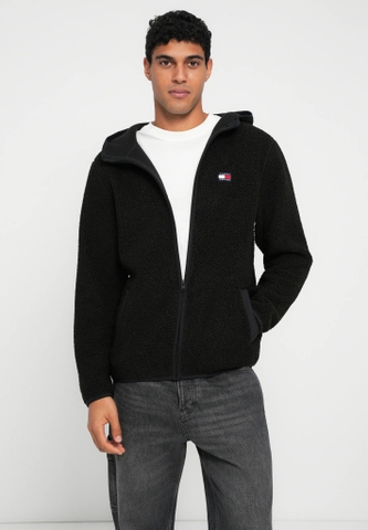 Áo Khoác Phao Chính Hãng - Tommy Hilfiger BADGE ZIP UNISEX Fleece jacket 