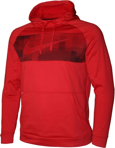 Áo Hoodie Chính Hãng - Nike Therma-FIT Men's Pullover Training 'Red' - DM1092-657