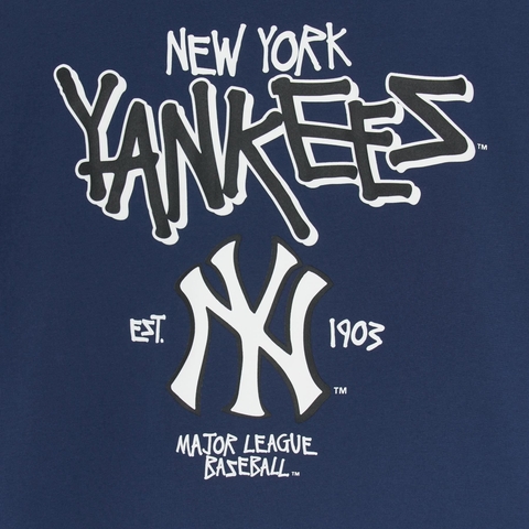 Áo TShirts Chính Hãng - MLB Basic Big Logo Mega Overfit Functional Yankees 