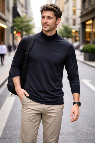 Áo Sweater Chính Hãng - Áo Giữ Nhiệt Wellpa Korea 'Kẻ Đen' - WEL-010