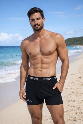 Quần Underwear - Boxer Kappa Men's Boxer Shorts Pack 4 Chiếc - 304JB30-951