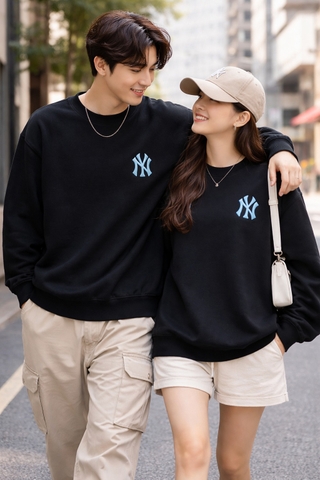 Áo Sweater Chính Hãng - MLB Unisex NY Yankee Like 'Black' - 3AMTB-010