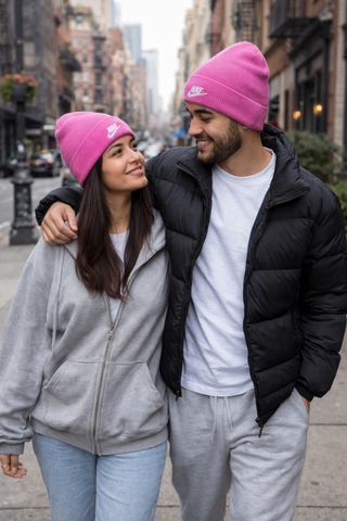 Phụ Kiện Chính Hãng - Mũ Len Nike Beanie 'Pink' - NK0901-255
