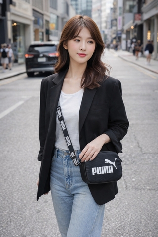 PHỤ KIỆN CHÍNH HÃNG - Túi Chéo Nam/Nữ Puma Core Base Cross Body Bag Black - 079853-01