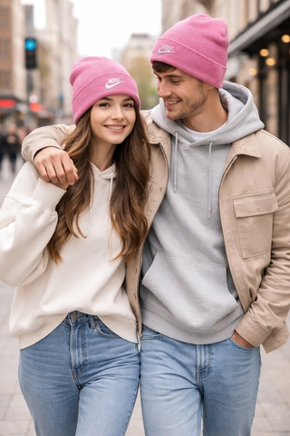 Phụ Kiện Chính Hãng - Mũ Len Nike Beanie 'Pink' - NK0901-192