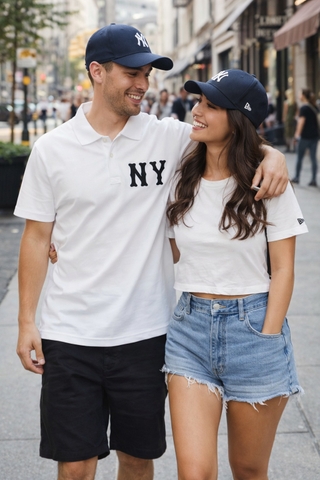 Áo Polo Chính Hãng - New Era NY Yankees 'White' - 14539976