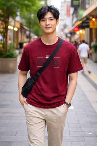 Áo Tshirts Chính Hãng - Tommy Hilfiger Logo Embroidered 