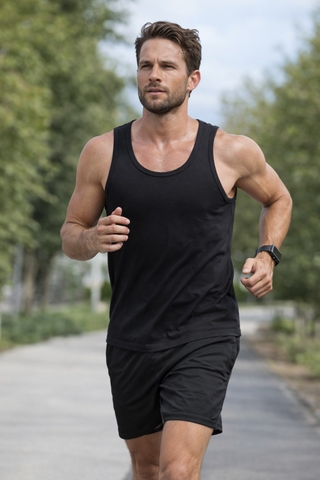 Áo Thể Thao Hè - Áo Tank Top 3 Lỗ DULATH Trading Standard-Fit Training Black - 4D100