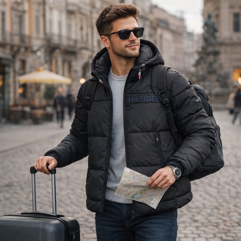 Áo Khoác Phao Chính Hãng - Tommy Hilfiger Down Lightweight Padded 