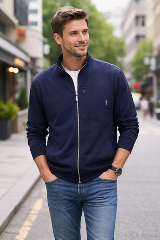 Áo khoác Chính Hãng - Puma Style Tech Bomber Jacket ''Navy'' - 587608-02