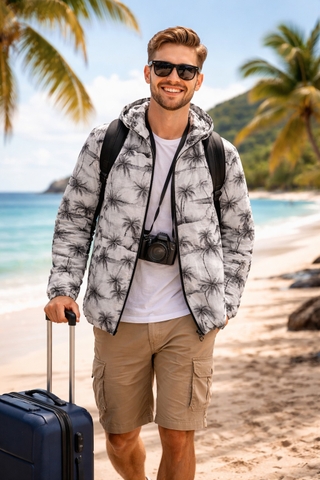 ÁO KHOÁC CHÍNH HÃNG - Jacket Sunrise KingDom 'Grey' - SUN-060