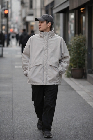 Áo Khoác Gió Chính Hãng - Uniqlo WINDPROOF STAND BLOUSON 