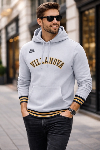 Áo Hoodie Nike Villanova University Wildcats Basketball Club 'White' - CV7820-100