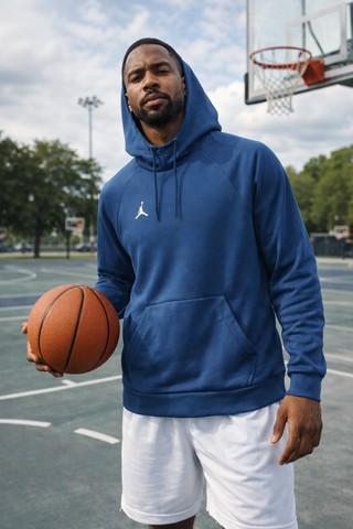Áo Hoodie Chính Hãng - Jordan Hoodie Mens Small Jumpman 'Blue' - AR4311-419